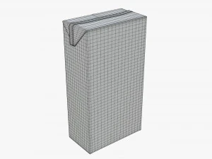 juice cardboard pack packaging 2000ml 3D Model