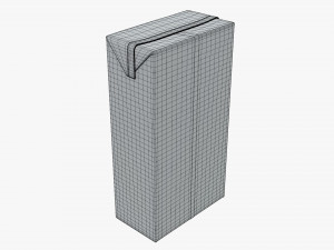 juice cardboard pack packaging 2000ml 3D Модель