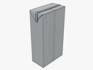juice cardboard pack packaging 2000ml 3D Model