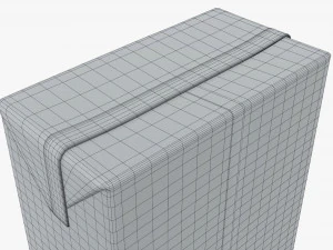 juice cardboard pack packaging 2000ml 3D Model