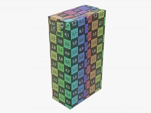 juice cardboard pack packaging 2000ml 3D Model