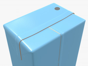 juice cardboard pack packaging for kids 200ml Model 3D