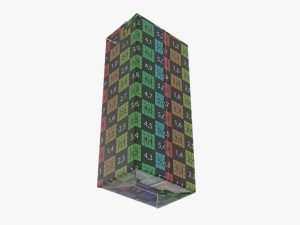 juice cardboard pack packaging for kids 200ml Model 3D