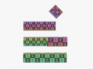 chocolate bars with wrapping half broken 3D Model
