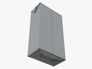 juice cardboard pack packaging with cap 2000ml 3D Model
