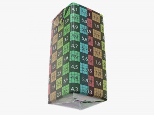 milkshake cardboard pack packaging with cap 470ml Model 3D