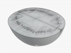 西瓜半片 3D 模型