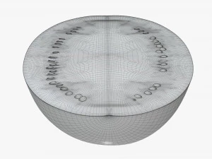 西瓜半片 3D 模型