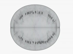 西瓜半片 3D 模型