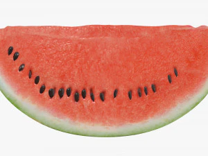 watermelon single slice 3D Model