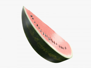 watermelon single slice Modèle 3D