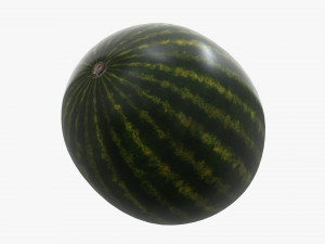 watermelon whole uncutted Model 3D