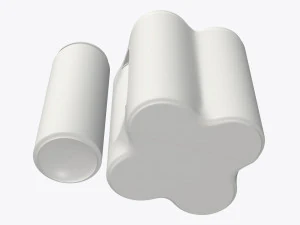 packaging wrapping for four slim 250ml beverage soda cans 3D Model