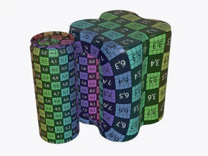 packaging wrapping for four slim 250ml beverage soda cans 3D Model