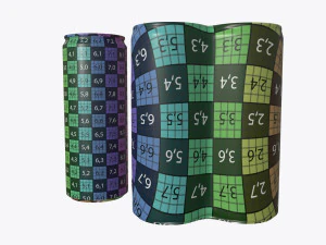 packaging wrapping for four slim 250ml beverage soda cans 3D Model