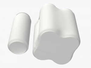 packaging wrapping for standard four 500ml beverage soda beer cans 3Dモデル