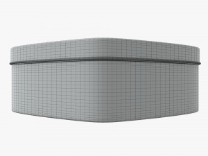 metal tin heart shaped Modelo 3D