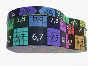 metal tin heart shaped 3D Model