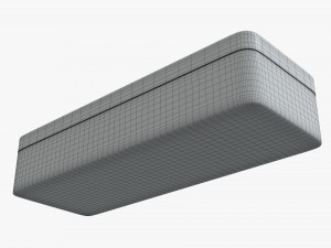 metal tin box rectangular shape Modèle 3D