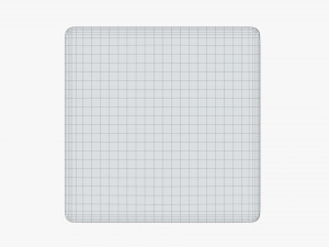 tin box rectangular shape flat Modèle 3D