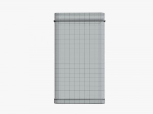 tin can rectangular shape tall 3Dモデル