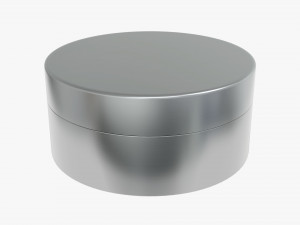 metal tin can round 3D Model
