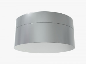 metal tin can round Modello 3D