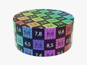 metal tin can round Modello 3D