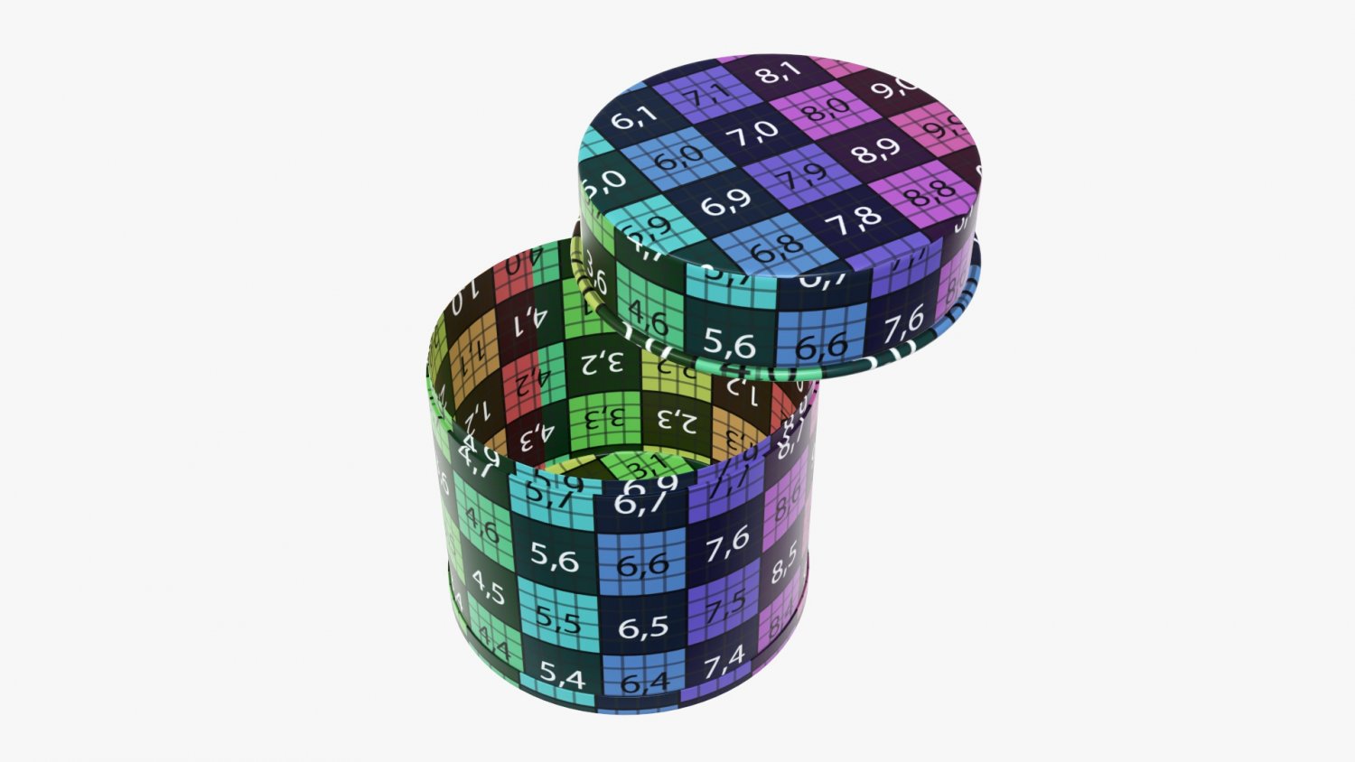 Round Metal Tin Can Tube Shape 3D Модель In Товары Для Дома 3DExport
