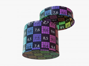 round metal tin can tube shape 3Dモデル