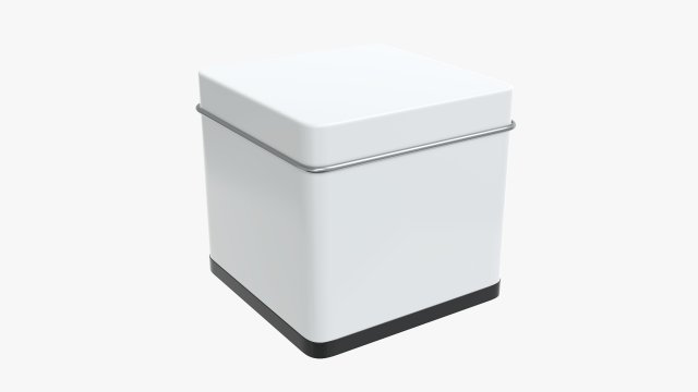 Square metal outlet tins
