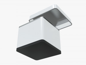 square metal tin can Model 3D
