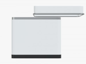 square metal tin can Model 3D