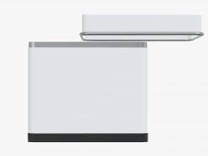 square metal tin can 3D Model