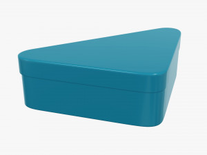 triangular metal tin can Modelo 3D
