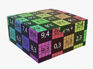 gift paper box 01 Modello 3D
