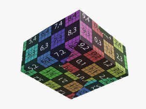 gift paper box 01 Modello 3D