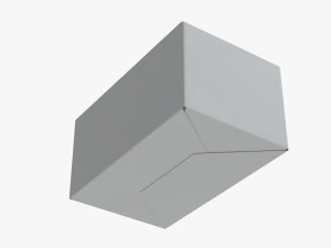 gift paper box 02 3D Model