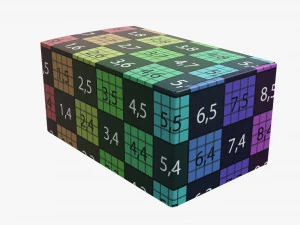gift paper box 02 3D Model