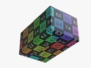 gift paper box 02 3D Model