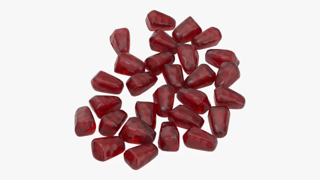 pomegranate seeds ripe 3D मॉडल .c4d .max .obj .3ds .fbx .stl .blend 