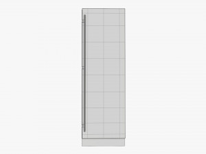 refrigerator free standing 3D Модель