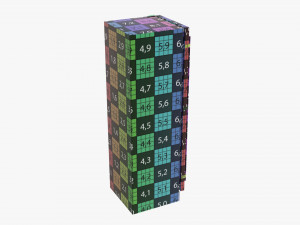 refrigerator free standing 3D Модель