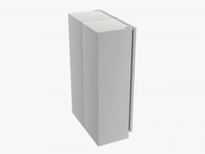 refrigerator free-standing double 3D Model