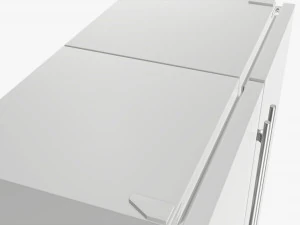 refrigerator free-standing double 3D Model