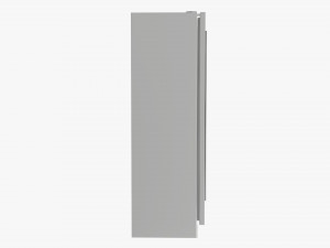 refrigerator free-standing double 3Dモデル