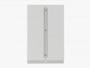 refrigerator free-standing double 3D Model