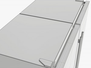 refrigerator free-standing double 3Dモデル