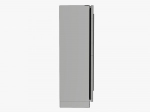 refrigerator free-standing double 3Dモデル