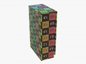 refrigerator free-standing double 3D Model